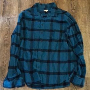 Blue check Merona flannel